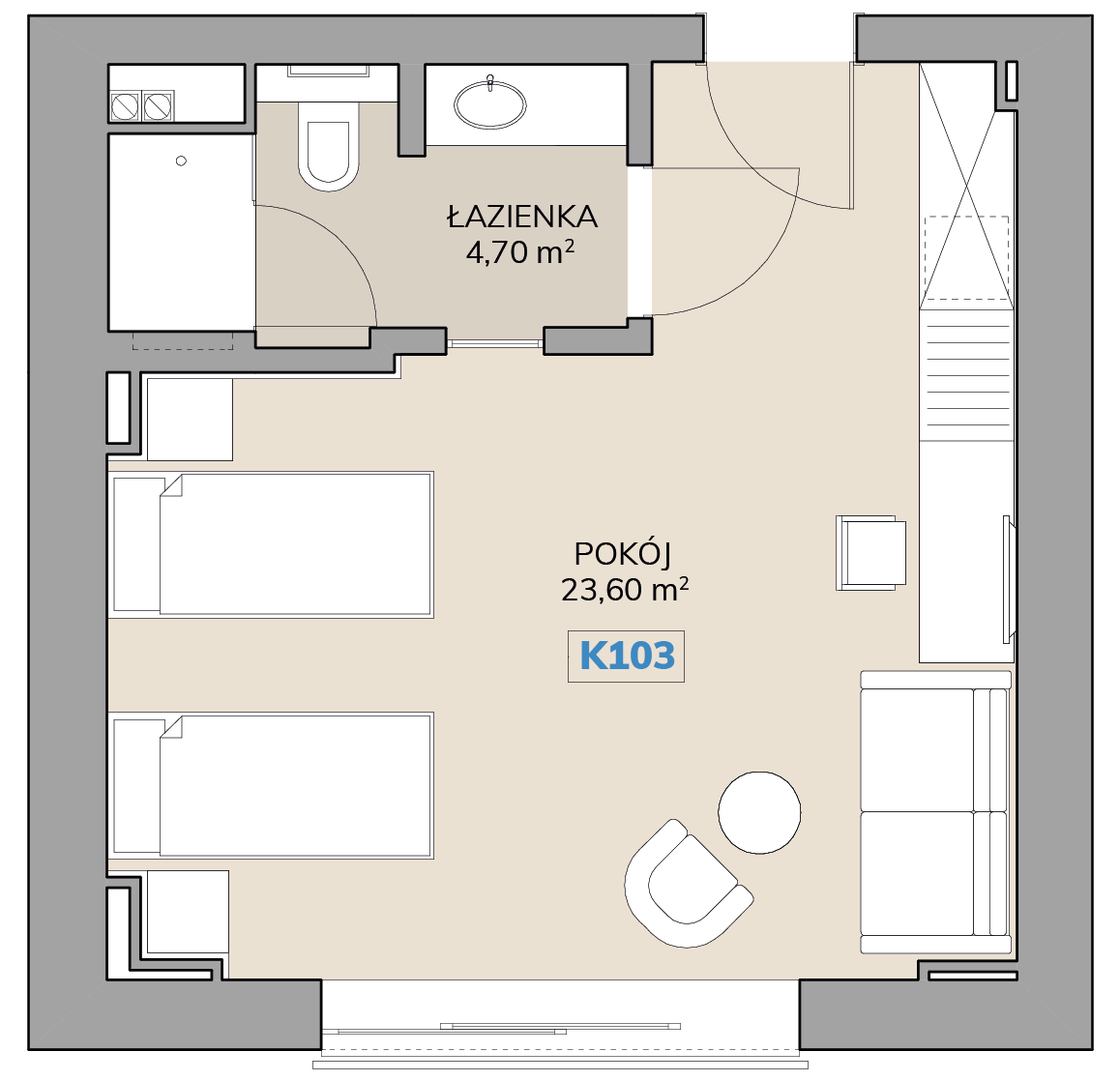 Apartament K103